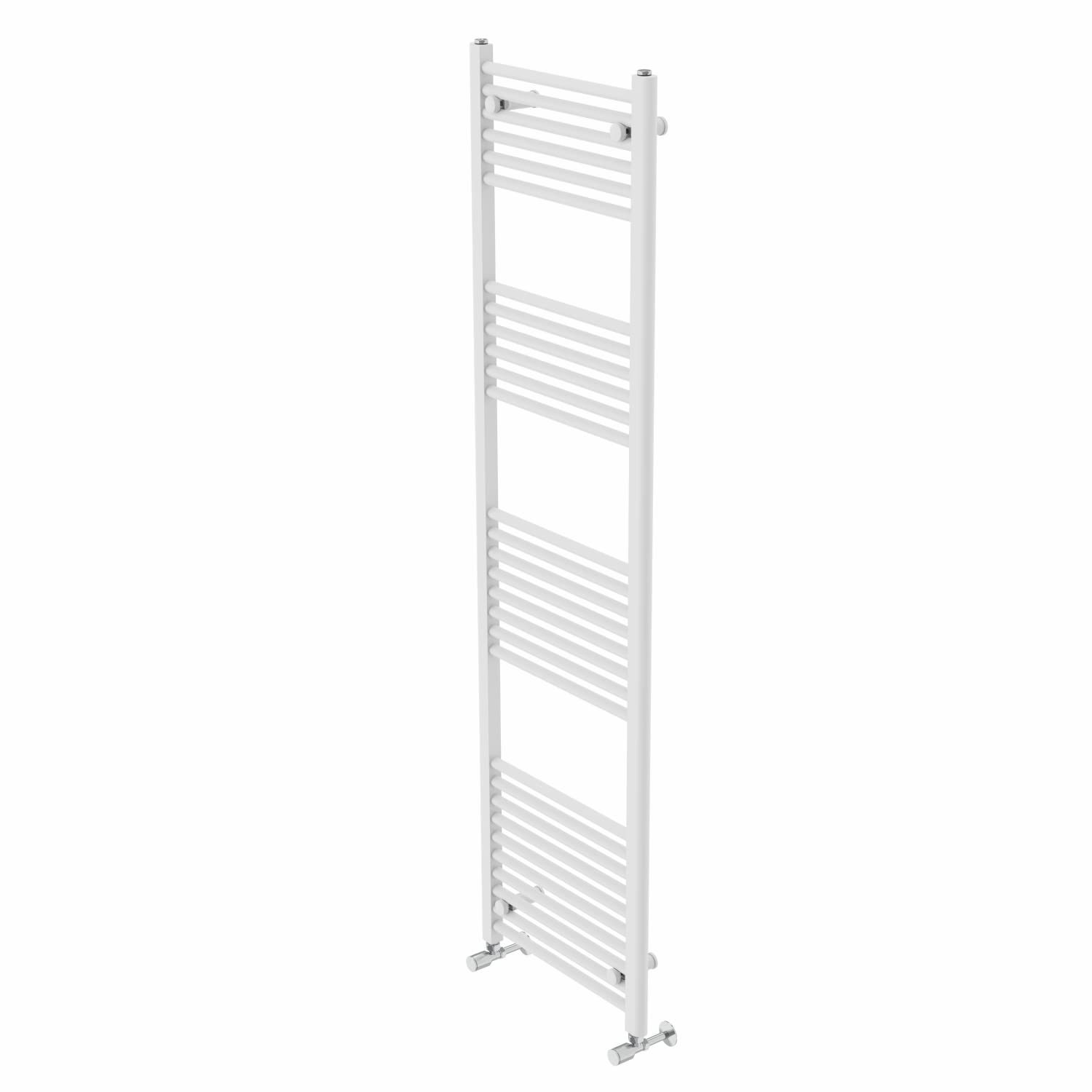 Warmehaus Straight Bathroom Heated Towel Rail Warmer 1800x500mm White