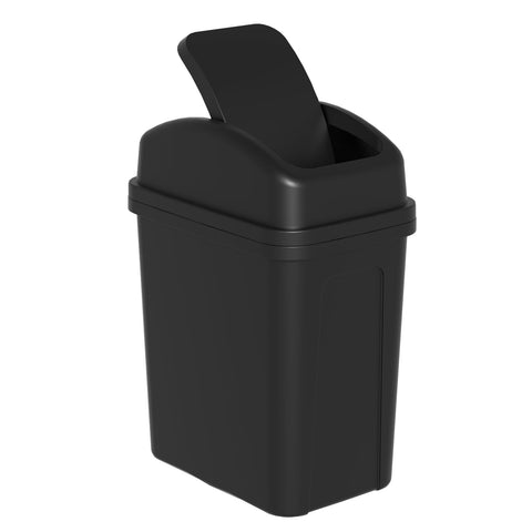 Zopnny 7 L Small Rubbish Bin, Trash Bin for Bathroom or Bedroom