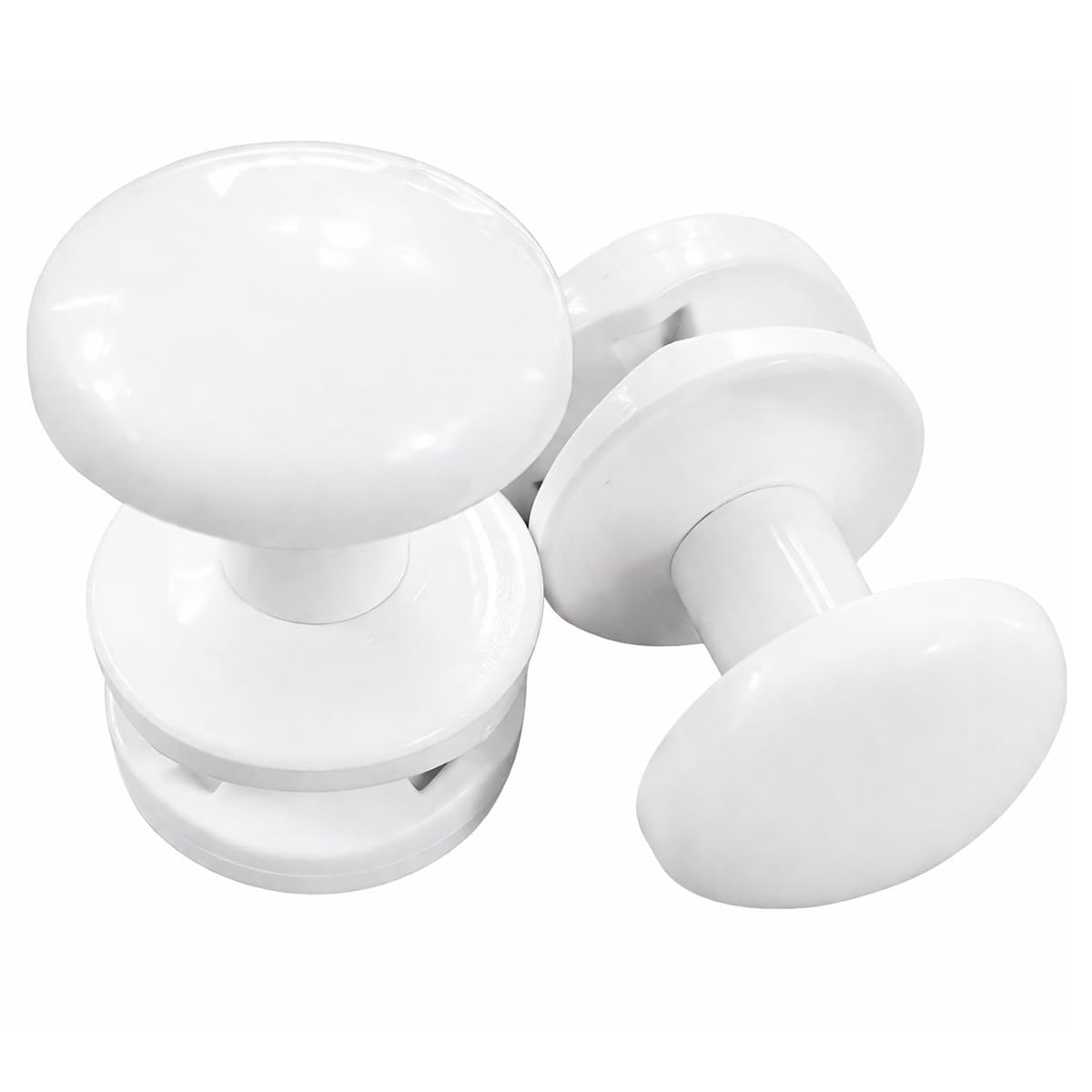 Set of 2 White Towel Rail Hooks for Radiator Towel Dryer - Pair of Hooks (White)