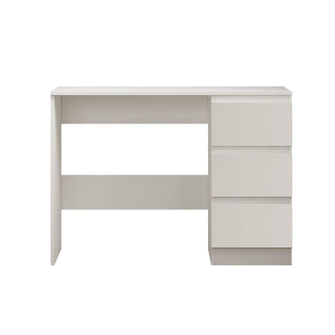 FWStyle Modern 3 Drawer Dressing Table, Matt White