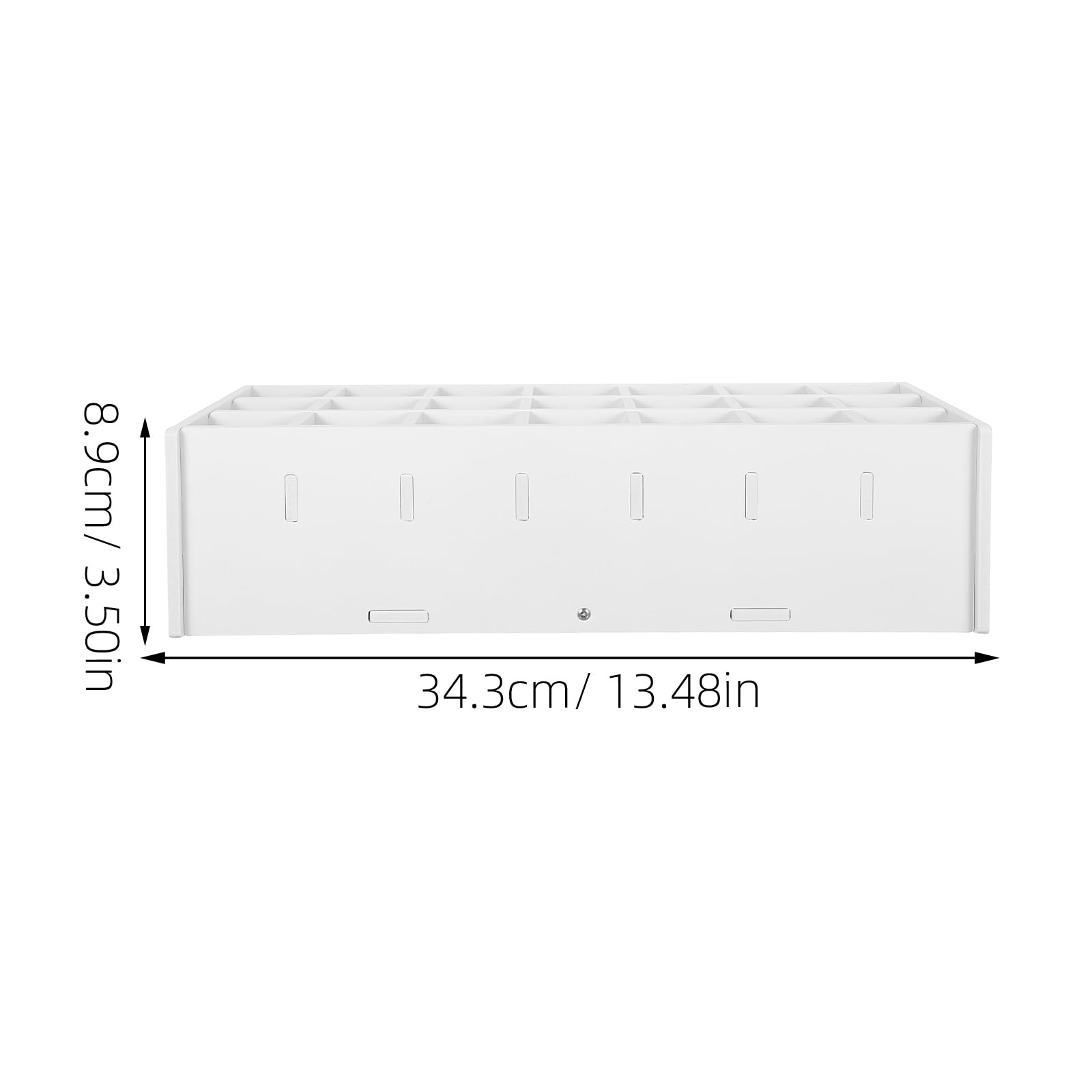 Holibanna Paint Organiser 21-Slot Paint Bottle Storage Rack Desktop Pigment Bottle Holder for Paints Inks and Watercolours 13.50 X 6.30 X 3.50 in