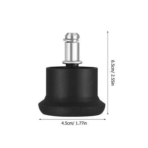BESPORTBLE 5 Pack Chairs Glide Castors Office Chair Glides Replacement Furniture Floor Gliders for Hard Floors Converts Swivel Caster Chairs to