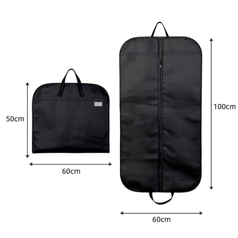 40" Clothes Carrier Suit Carrier Travel Bag Zipped Foldover Breathable Multi-Use Garment Cover Clothes Suit Tuxedos Dresses Coats Carrier Carry