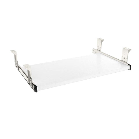 FRMSAET Under Desk 20/24/30 inch Keyboard Drawer Platform(20 inch, White)
