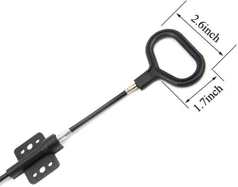 TOVOT 2pcs 38" D-Ring Release Handle Pull Rope Cable Replacement Release Cable for Sofa Chair