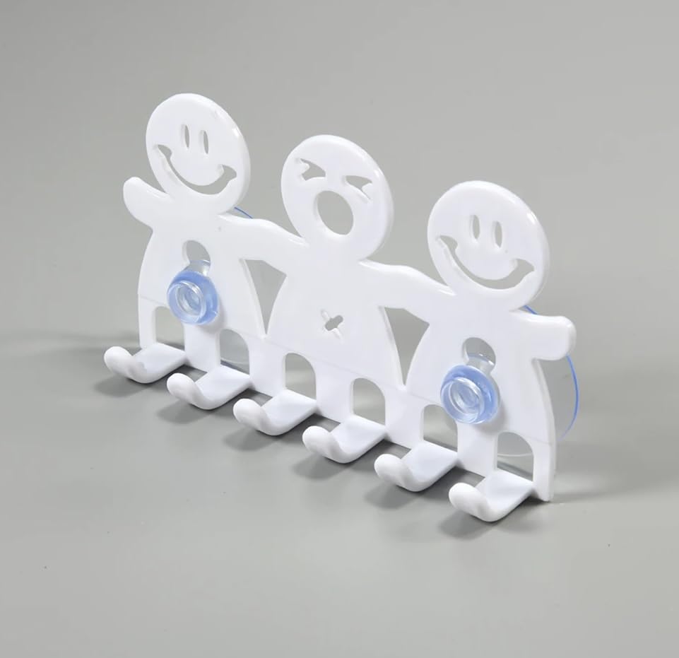 PSL Cute Toothbrush Holders Hooks with Suction Cup Tooth Brush Holder Bathroom Sucker Toothbrush Holder
