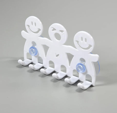 PSL Cute Toothbrush Holders Hooks with Suction Cup Tooth Brush Holder Bathroom Sucker Toothbrush Holder