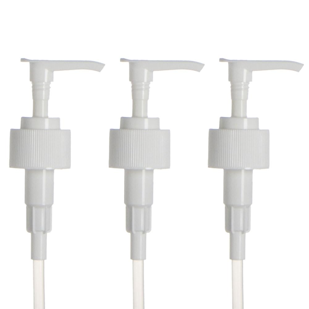 1000ml Shampoo Pump Dispenser, Fit 28mm Standard Screw Top Bottles, 3 PCS
