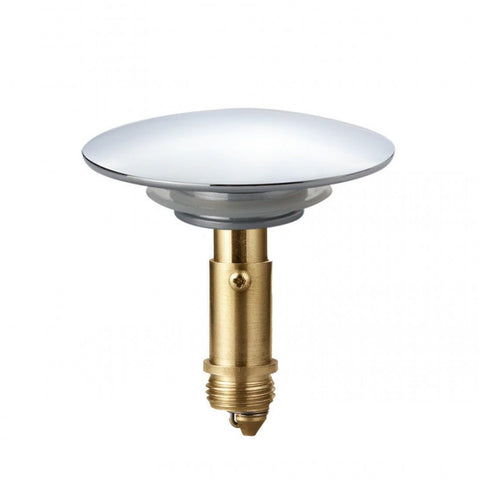 JZK Chrome plated metal 69mm bathtub pop up plug, bath tub plug replacement, click clack stopper for bathtub drain cover, bathtub waste sprung plug