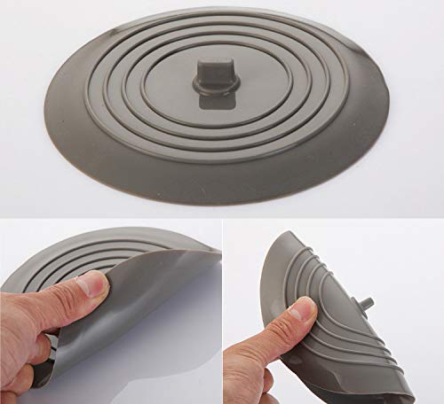 2 pack Silicone Tub Stopper,Drain Stopper Universal Sink Plug,Drain Plug for Kitchens, Bathrooms and Laundries, Sink Bathtub Drain Cover(15.3cm/6inch)