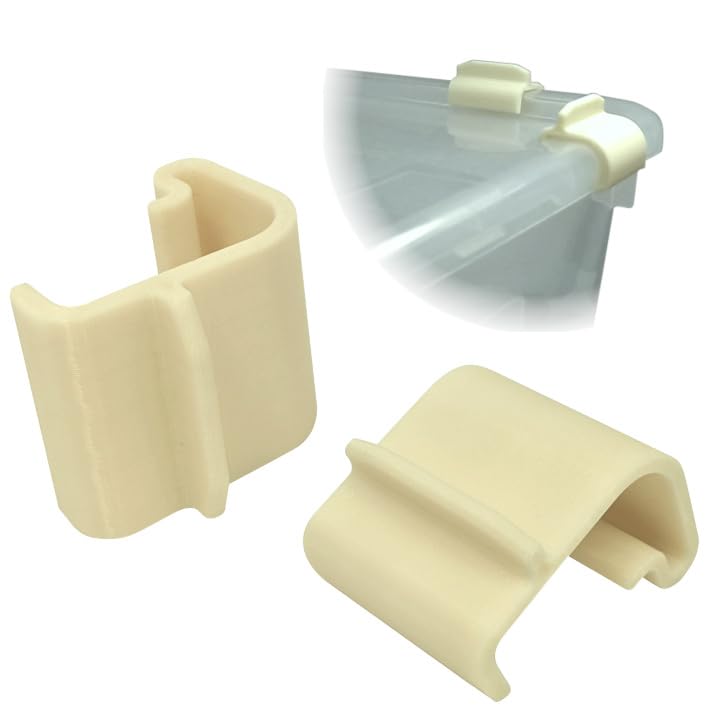 Sealing Clips for IKEA Samla Box Boxes Rounded Compatible with Ikea Samla Clips ... (Pack of 12, 55L/130L)