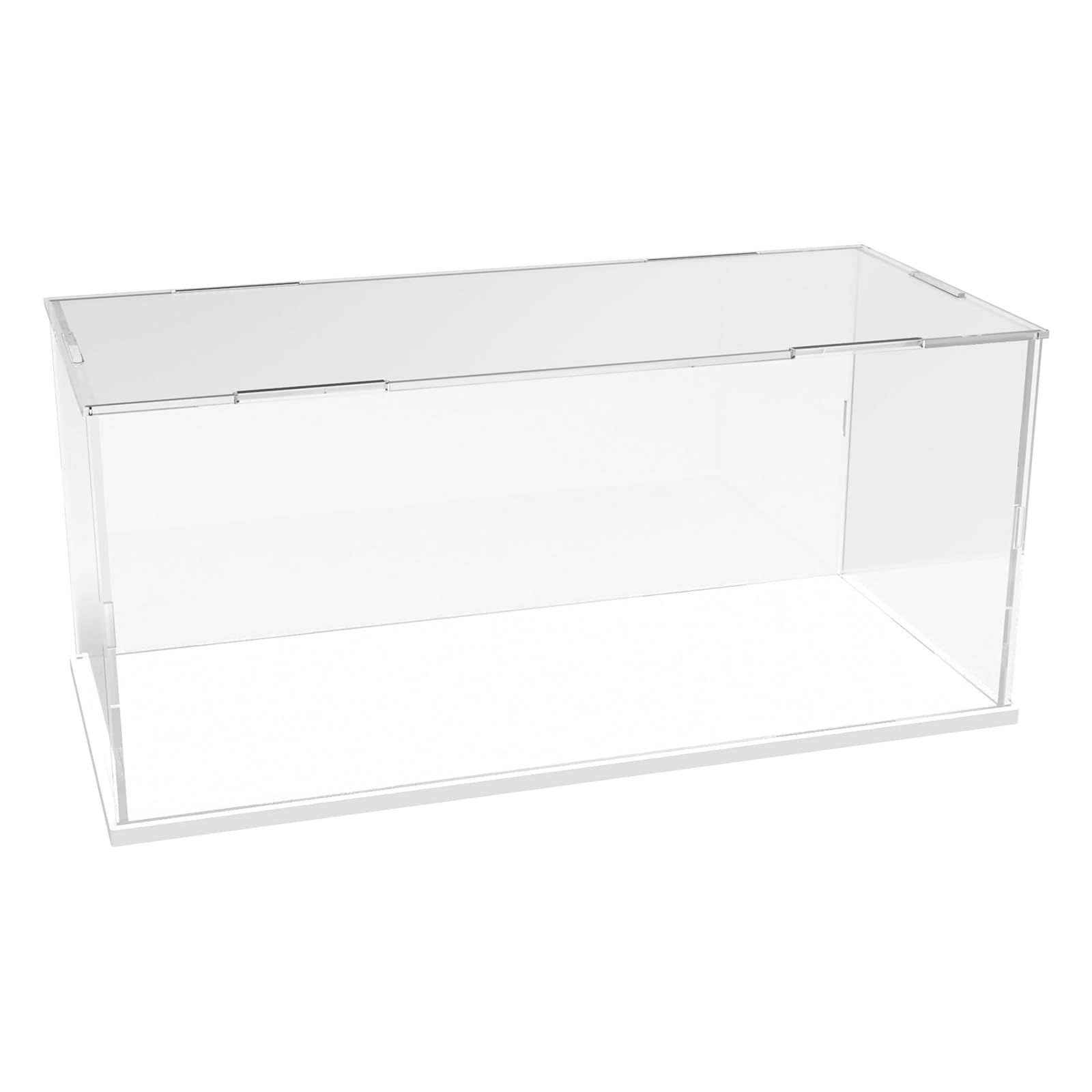 Nynelly Acrylic Display Case for 1/18 Diecast Model Cars for Lego Cars 75380 - Assemble Dustproof Thickened Clear Display Box Cabinet