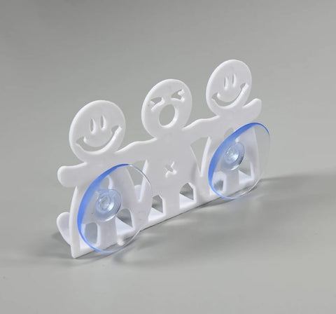 PSL Cute Toothbrush Holders Hooks with Suction Cup Tooth Brush Holder Bathroom Sucker Toothbrush Holder
