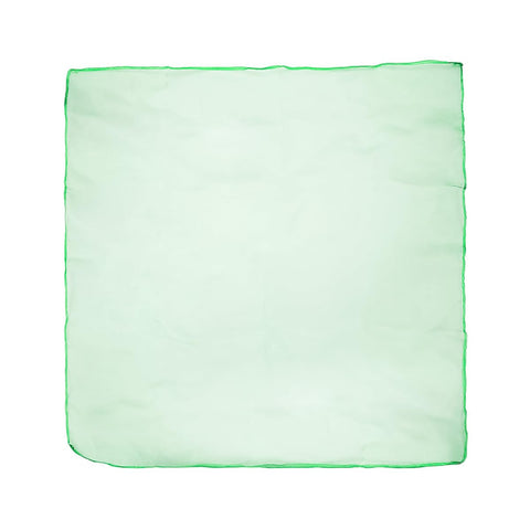 VOANZO Juggling Dance Scarves 12 Pieces Green Chiffon Scarves for Juggling Dance and Performance Soft Fabric