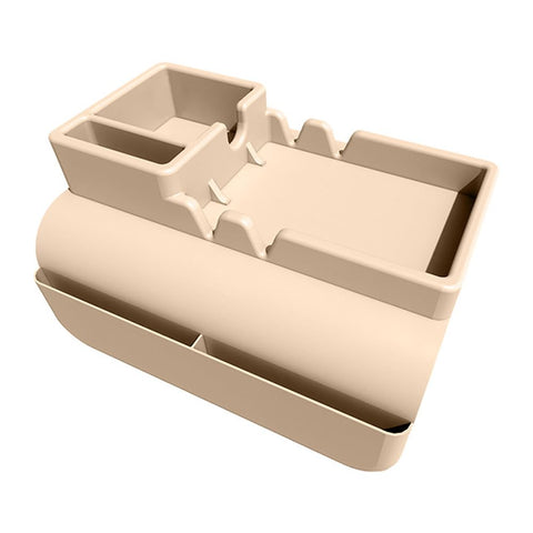 Hosoncovy Silicone Armrest Cup Holder Tray Drink Holder Couch Caddy with Side Pockets for Sofa Couch Arm Chair Recliner,Armrest Remote Control and