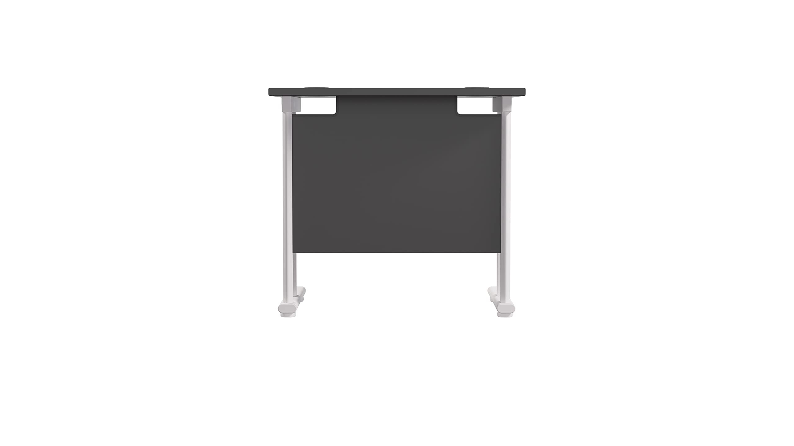 Office Hippo Heavy Duty Rectangular Cantilever Office Desk, Home Office Desk, Office Table, Integrated Cable Ports, PC Desk For Office or Home