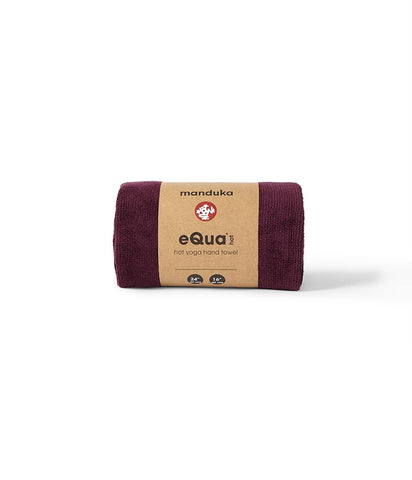 Manduka eQua Hot Hand Towel - 16" Double-Knit Microfiber Rapid Sweat Absorption Multipurpose Workout Towel 16 x 26.5 Inches