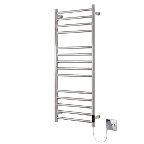 Manissa Siena Stainless Steel Electric Heated Towel Rail 300mm W x 1000mm H