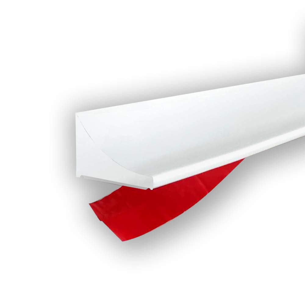 Esufeir 39"/1M White Wet Room Floor Barrier for Bathroom,Shower Tray