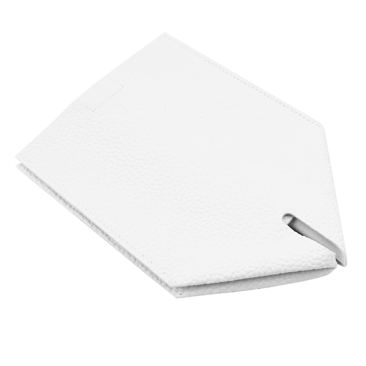 VOANZO 2Pcs Tissue Box Cover Square Modern Delicate Decorative PU Leather Cube Tissues Covers for Home Hotel Car Office Restaurant White
