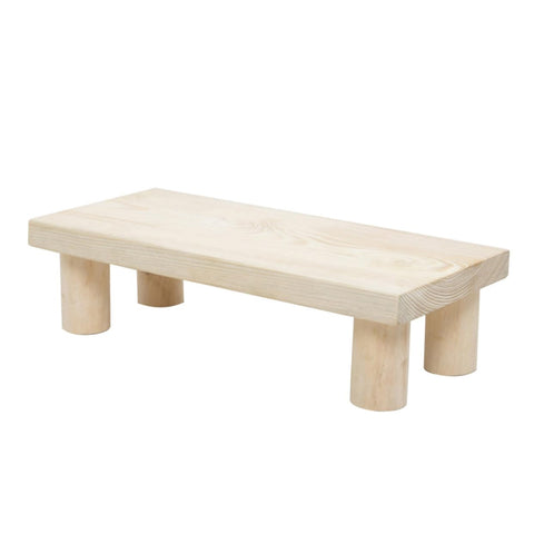 Abaodam Children Stool Wooden Step Stool Stackable Footstool for Kids Anti-Skid Sitting with Strong Load Bearing 11.81 X 5.51 X 2.95 in for Home Use