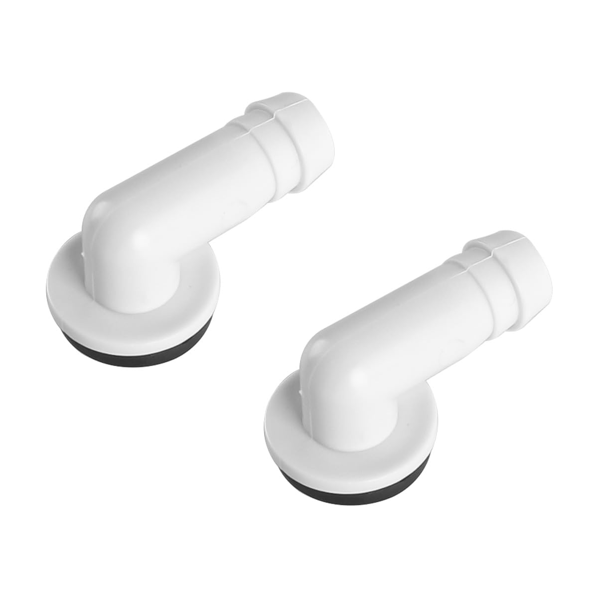 VOANZO 5 Pcs 15mm Air Conditioning Water Outlet Nozzle Air Conditioning Drain Hose Connector Elbow With Rubber Ring