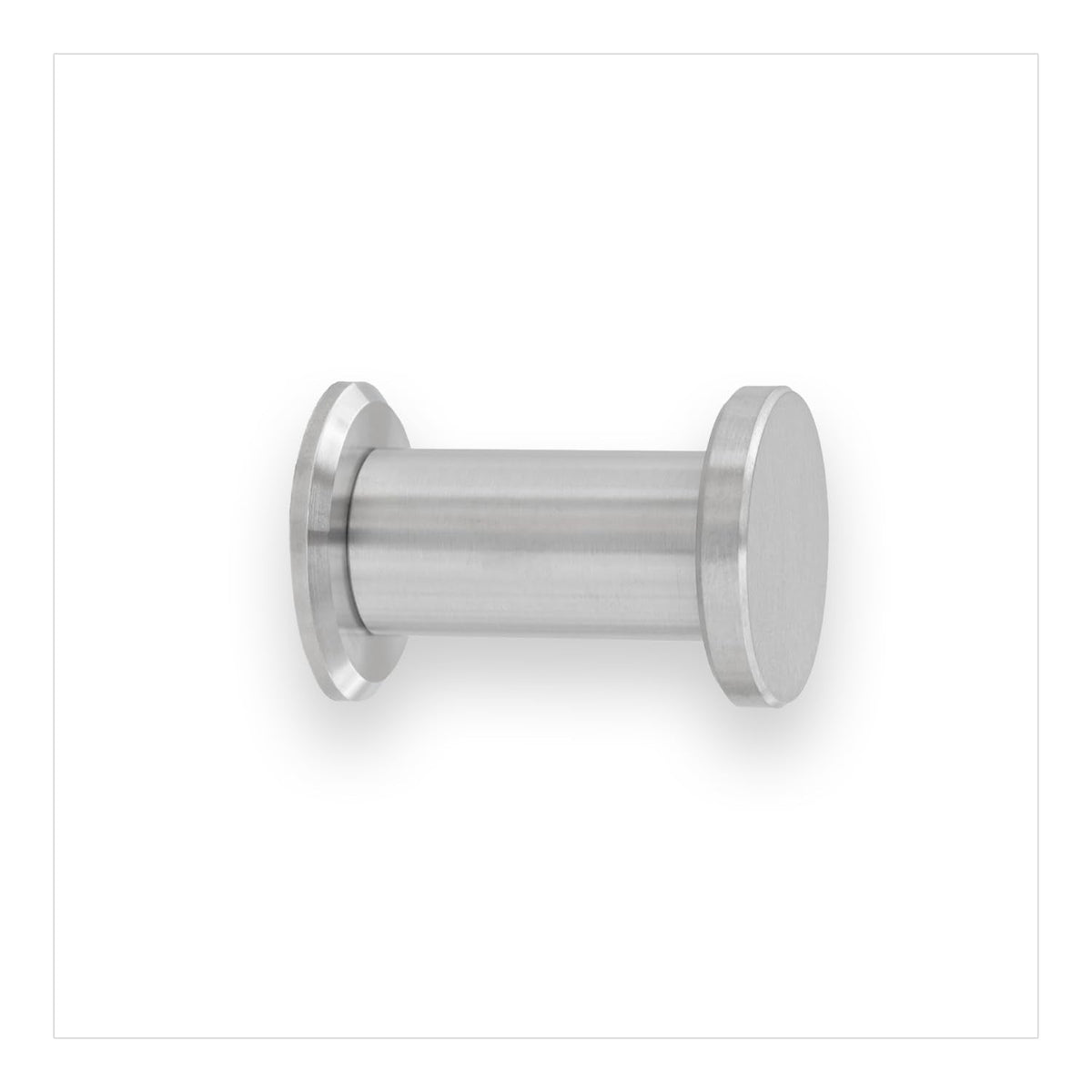 EVI Herrajes Bathroom Hanger | Stainless Steel Wall Hanger | Matte Finish | For Hanging Clothes, Coats or Towels| Towel Rack with Invisible Screw