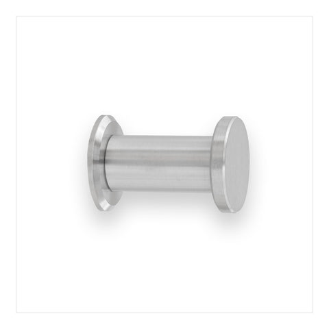 EVI Herrajes Bathroom Hanger | Stainless Steel Wall Hanger | Matte Finish | For Hanging Clothes, Coats or Towels| Towel Rack with Invisible Screw