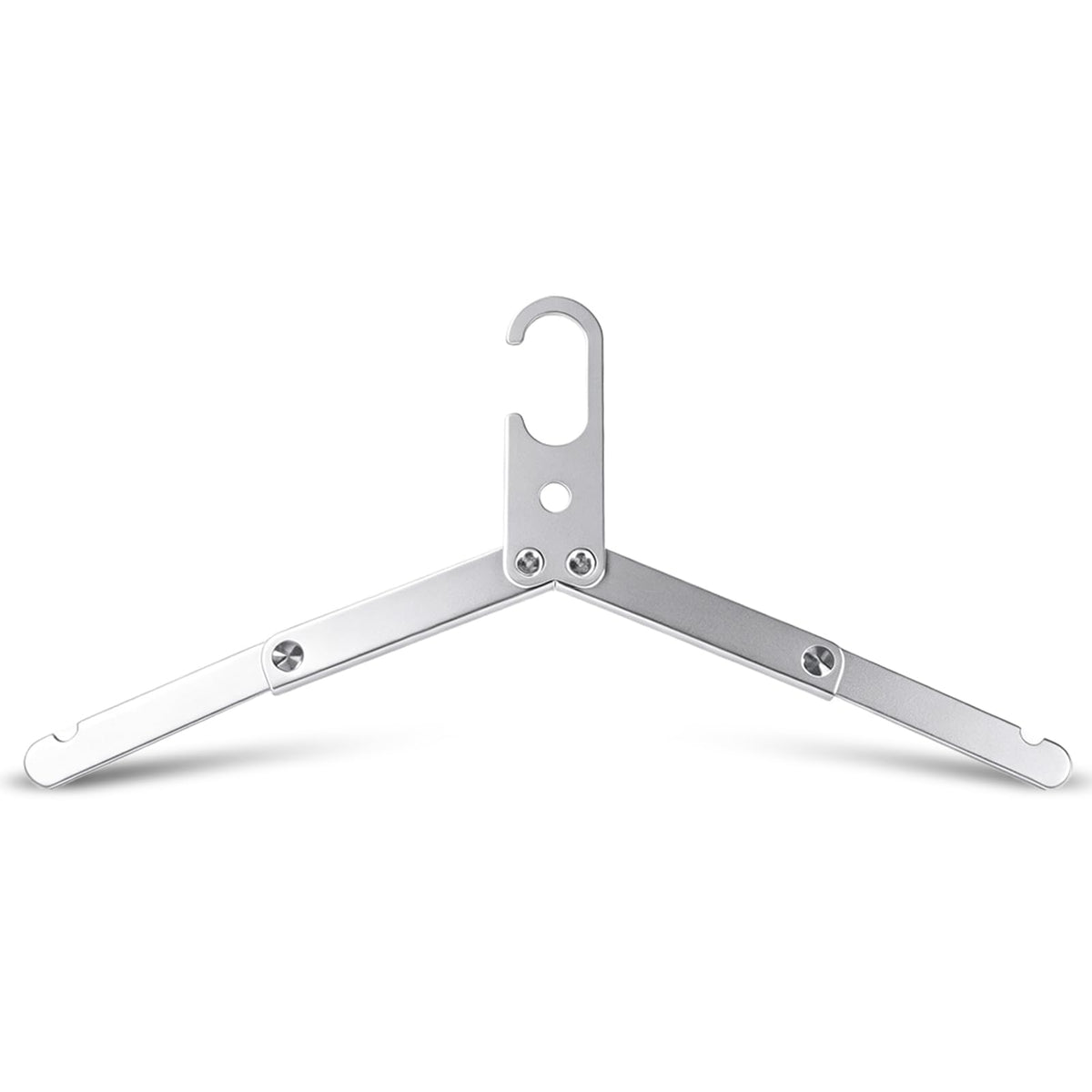 Clothes Hanger, Foldable Travel Hanger with Windproof Hook High Strength Travel Essentials Clothes Drying Rack for Home, Camping, Hotel