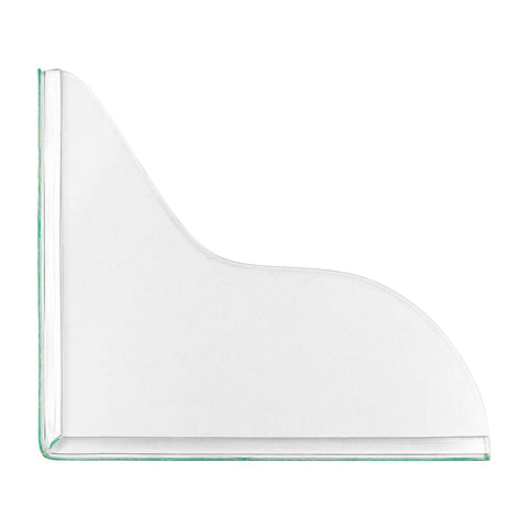 ANCLLO 2Pcs Shower Splash Guard Self- Adhesive Transparent Shower Water Guard Bath Corner Water Splash Guard to Keep Water in Shower for Washbasin