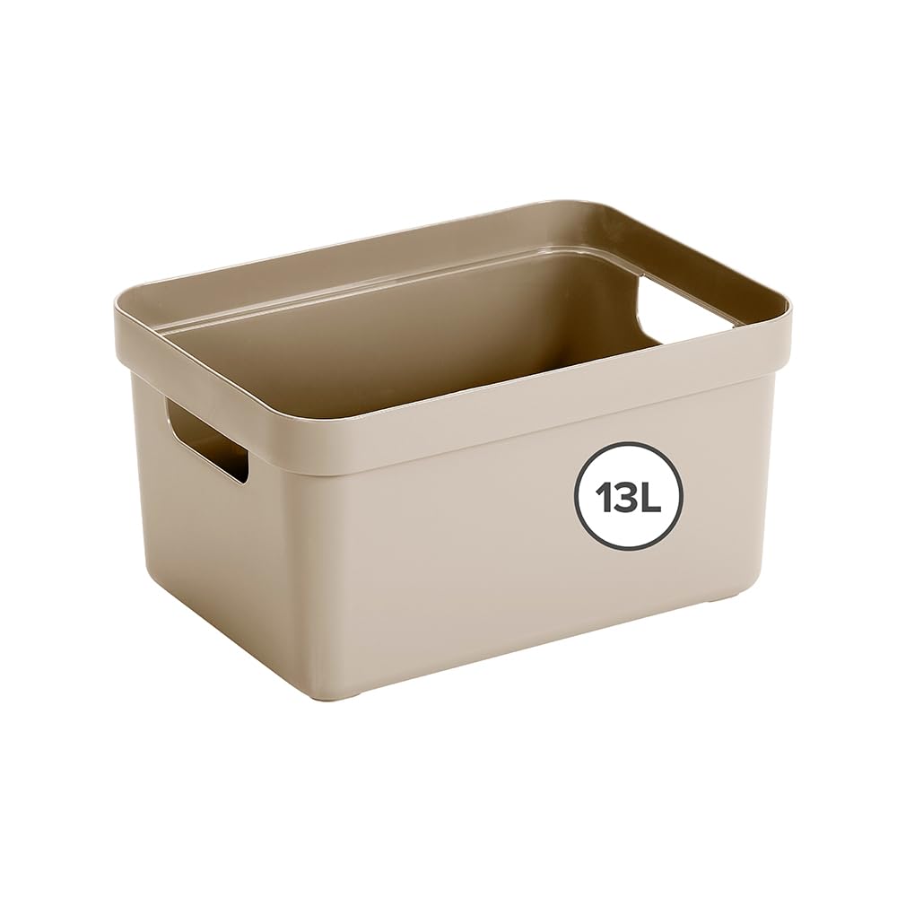 SUNWARE perfectly organised Sigma Home Storage Box 13 L Beige