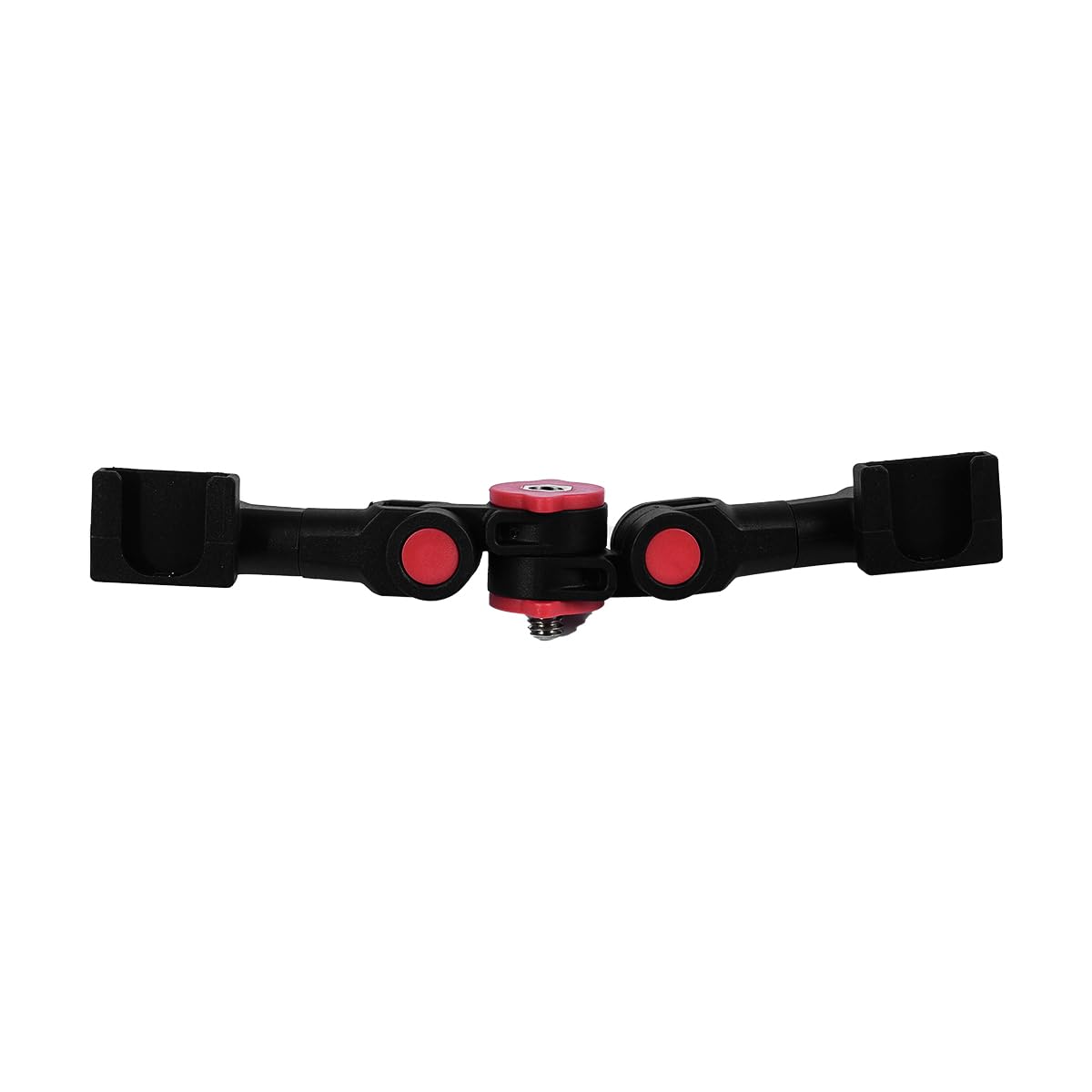 VOANZO Dual Cold Shoe Mount Bracket, DSLR Nylon Extension Bar, Flash Plate, Dual Cold Shoe Mount Bracket for Microphone and Accessories