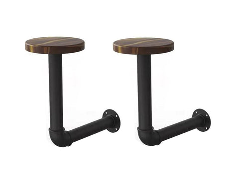 WANLIAN Motorcycle Helmet Holder， Motorcycle Helmet Accessories Jacket Hanger Wall Mounted Multifunctional Bicycle Helmet Rack (2 PCS)