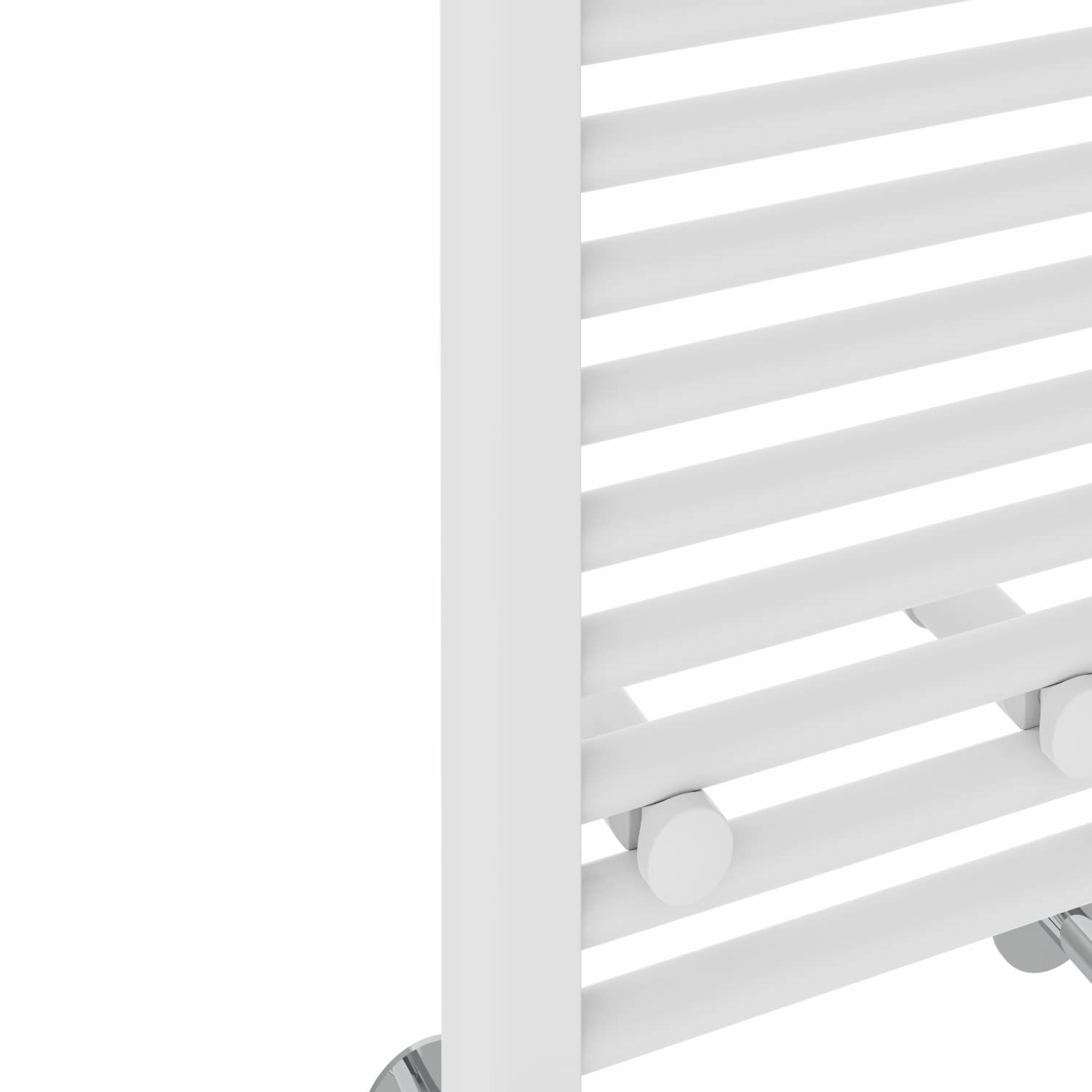 NRG White Heated Towel Rail Straight Designer Bathroom Radiator, 1600×400mm