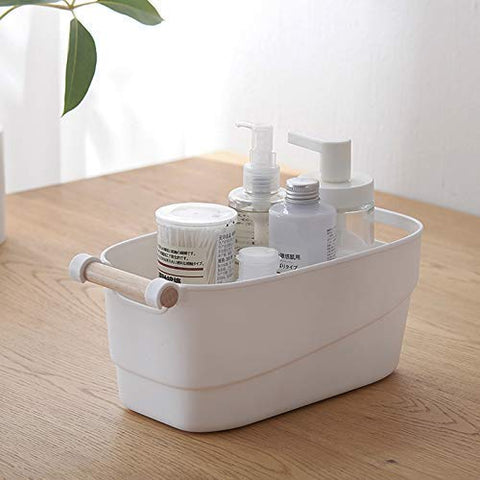 RyddeligHome Small Bathroom Storage Basket Organiser, 5L 27x14.5x12cm