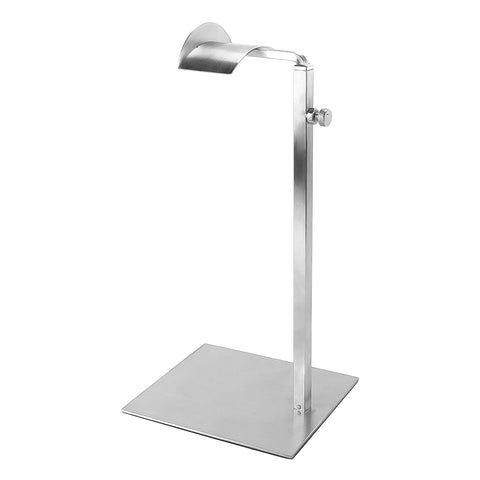 Enwye 2 Pack Purse Display Stand Stainless Steel, Adjustable Height Metal Handbag Holder Single Bag Jewelry Display Rack for Home, Silver