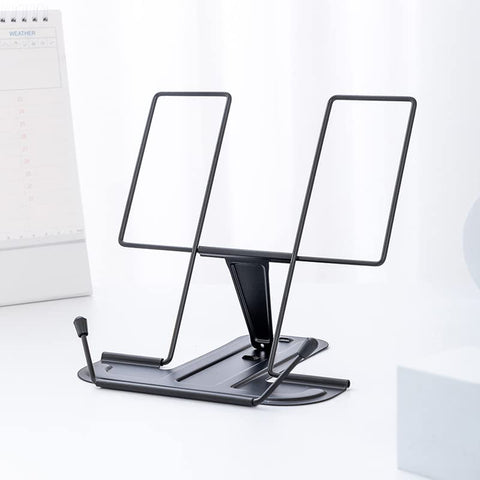 Book Stands for Reading,Metal Book Stand Book Holder Multifunctional Reading Rack,Adjustable Metal Document Holder for Office School Library Home