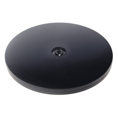 Funzhan 3 Inch Black Lazy Susan Turntable, 360° Rotating Acrylic Display Stand for Kitchen Cabinet, Countertop, Spice Rack & Small Appliance