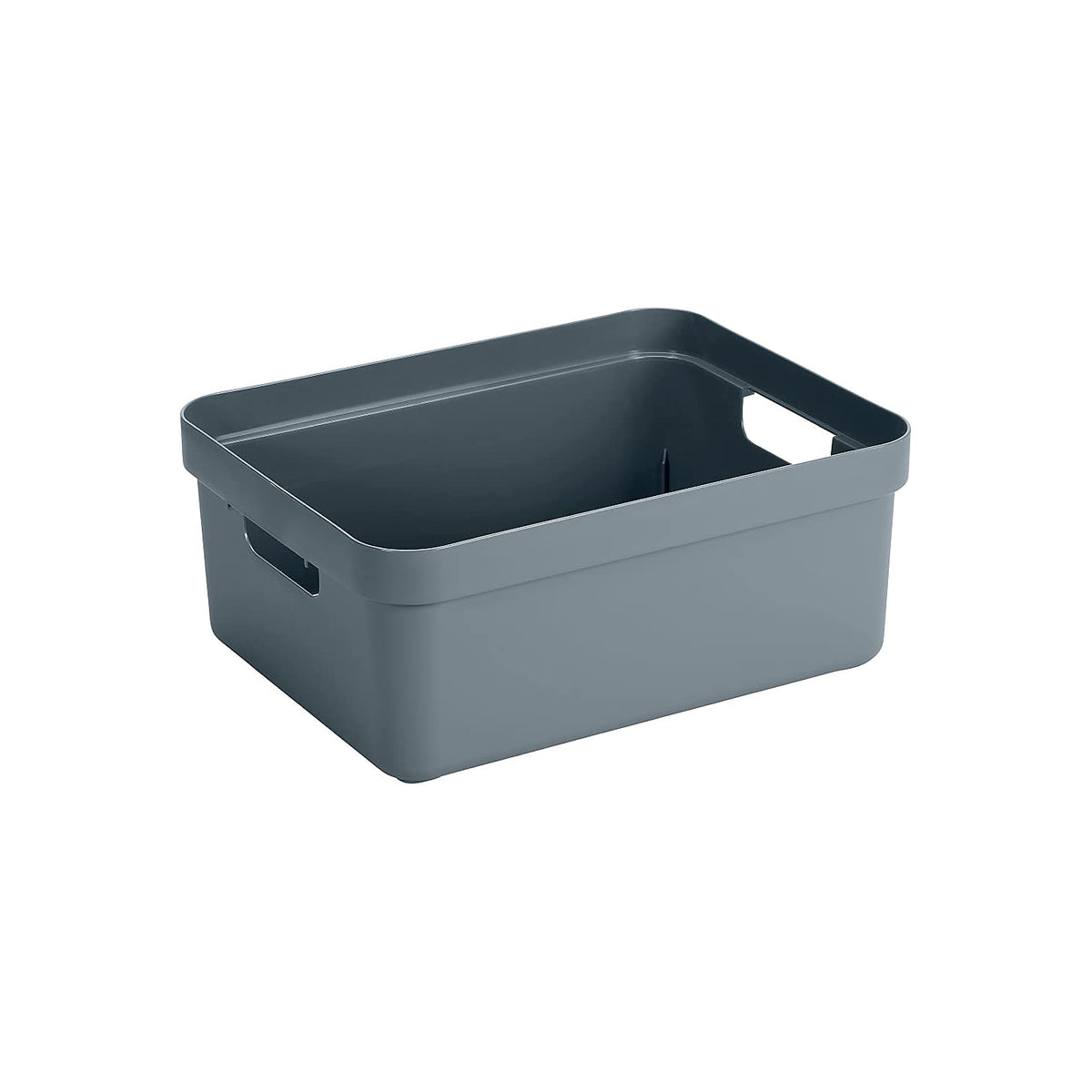 Sunware Sigma Home Storage Box, Blue Grey, 24 Litre