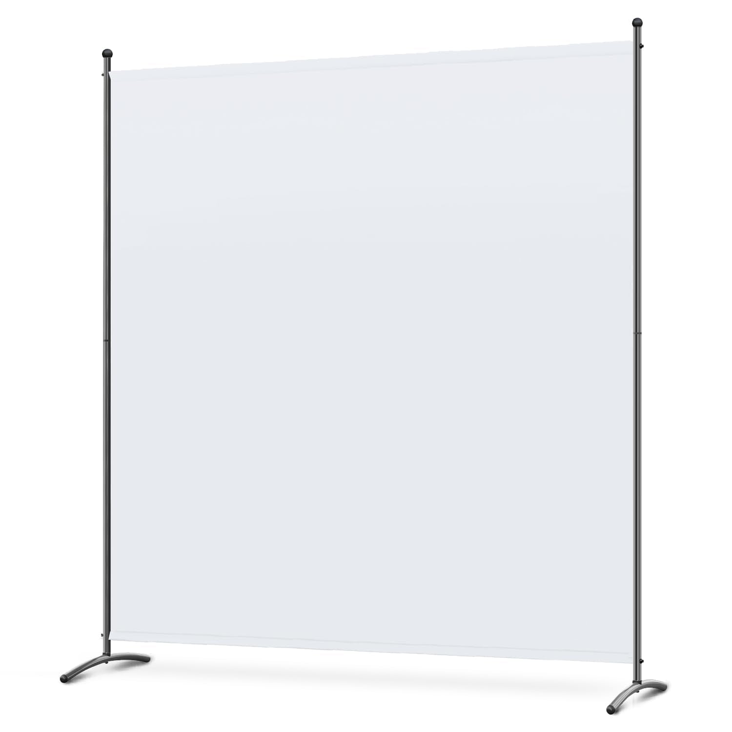 Angel Living 1 Panel Room Divider, Privacy Screen Composed of Polyester Fabric and Sturdy Iron Frame