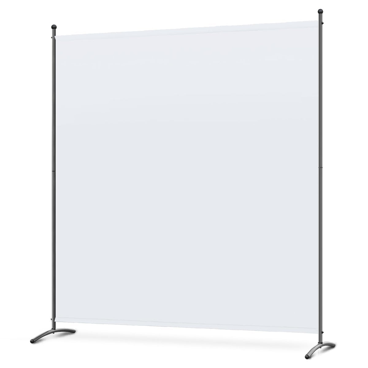 Angel Living 1 Panel Room Divider, Privacy Screen Composed of Polyester Fabric and Sturdy Iron Frame