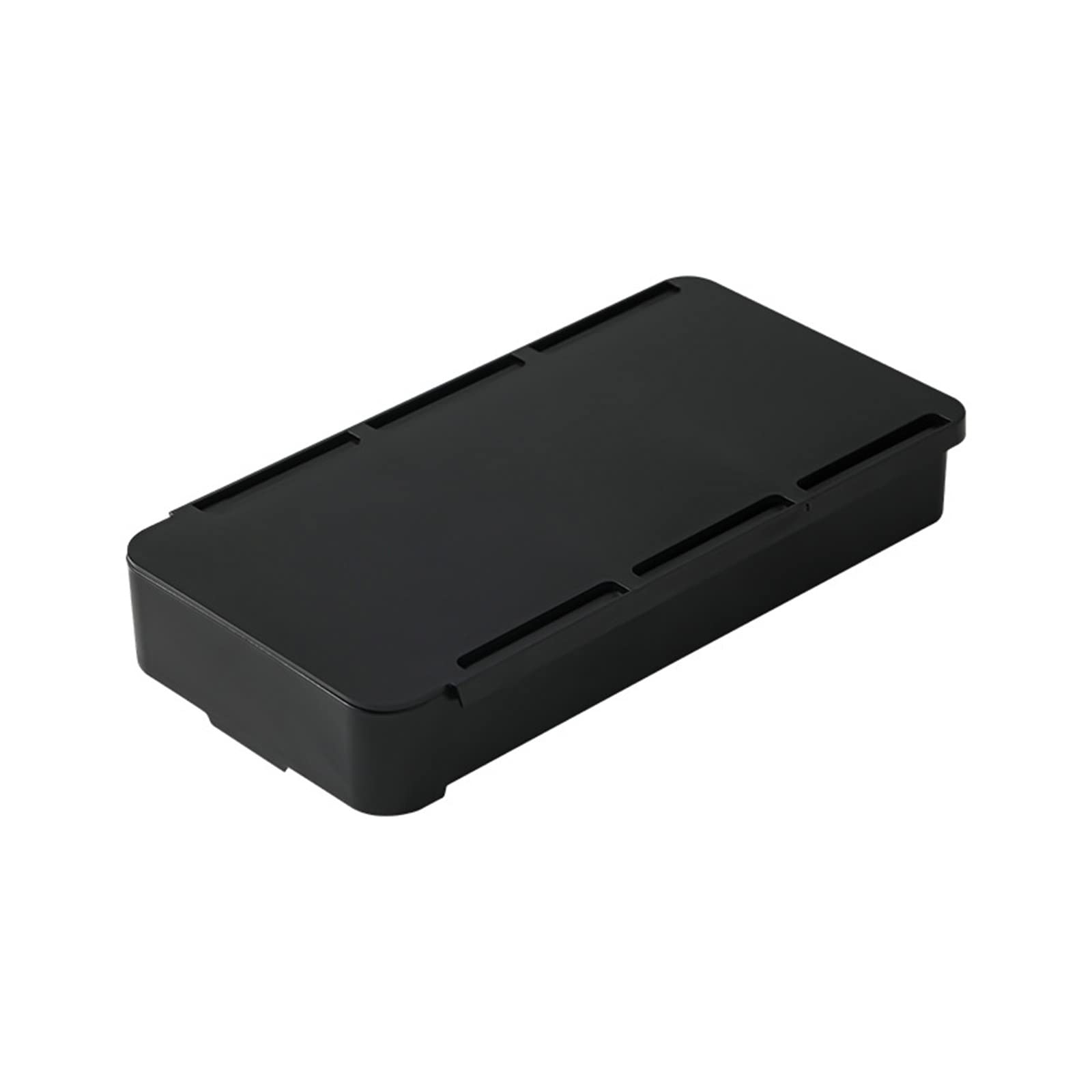YANGLY Invisible Drawer Storage Box with Lid Pull Out Under Desk Mini Drawer