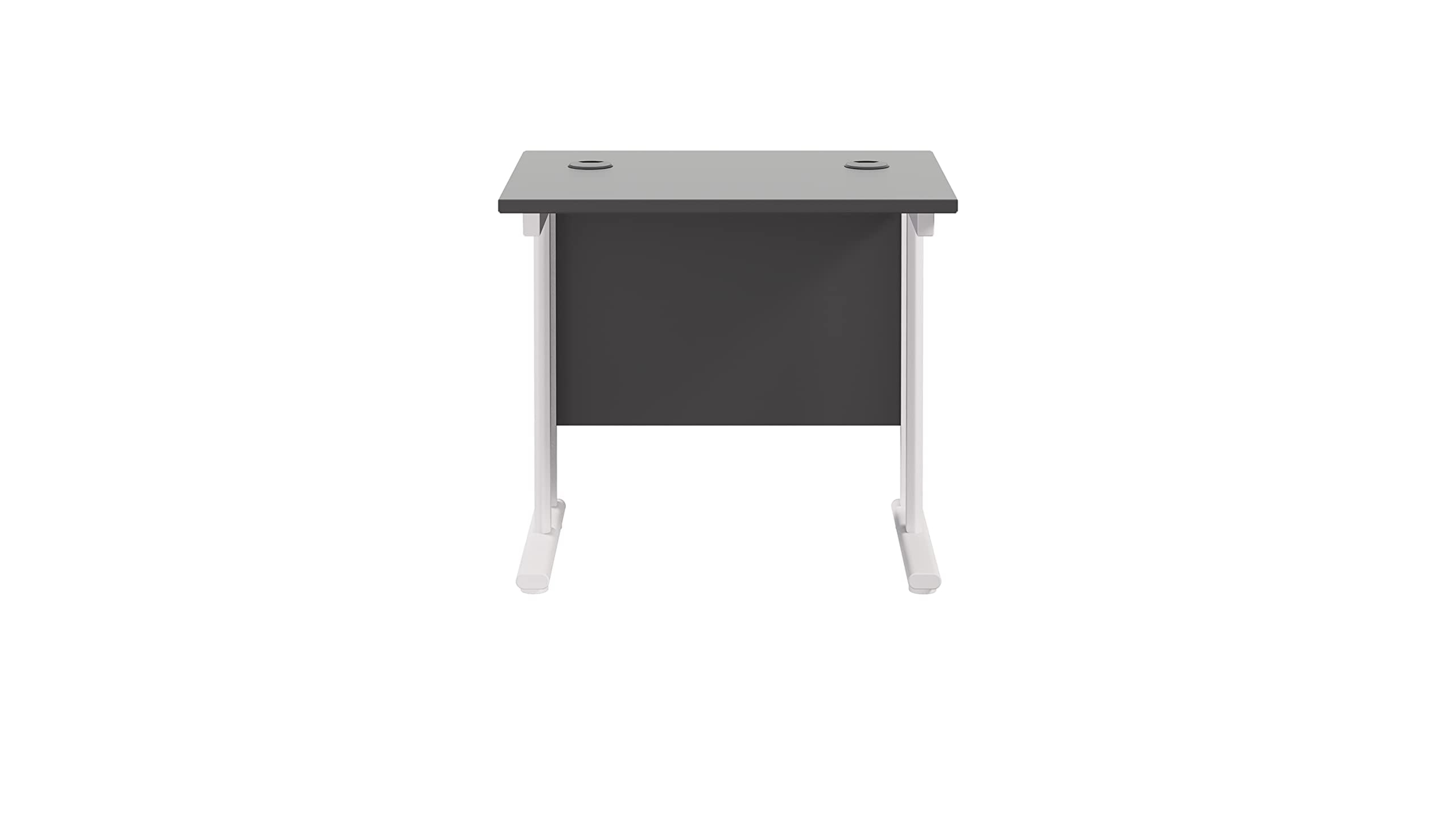 Office Hippo Heavy Duty Rectangular Cantilever Office Desk, Home Office Desk, Office Table, Integrated Cable Ports, PC Desk For Office or Home