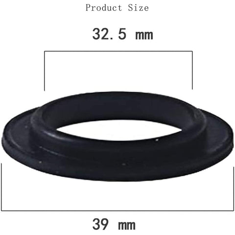 Pack of 4 O-Rings Sink Waste Basin Click Plug Bathroom Basin Pop Up Spare Seal, Lip Seal, Rubber Seal