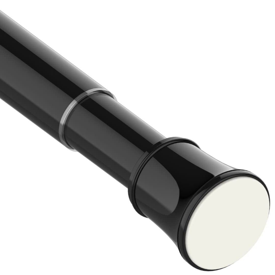 Shower Curtain Pole Extendable Curtain Rod Telescopic Spring Tension Rod Extendable Window Tension Rod Adjustable Curtain Pole No Screws for
