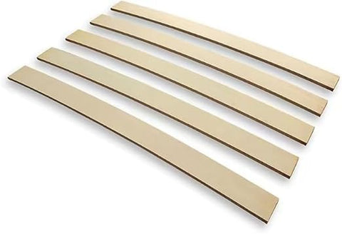 KUSRUP Spring Wood Slats Replacement Slats, Repair for Slatted Frame, 100 x 5.3 x 0.85 cm, Beds Bed Frame, Slatted Frame, Slatted Frames in Set of 5