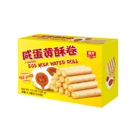 CHUN GUANG Salted Egg Yolk Wafer Roll 150g
