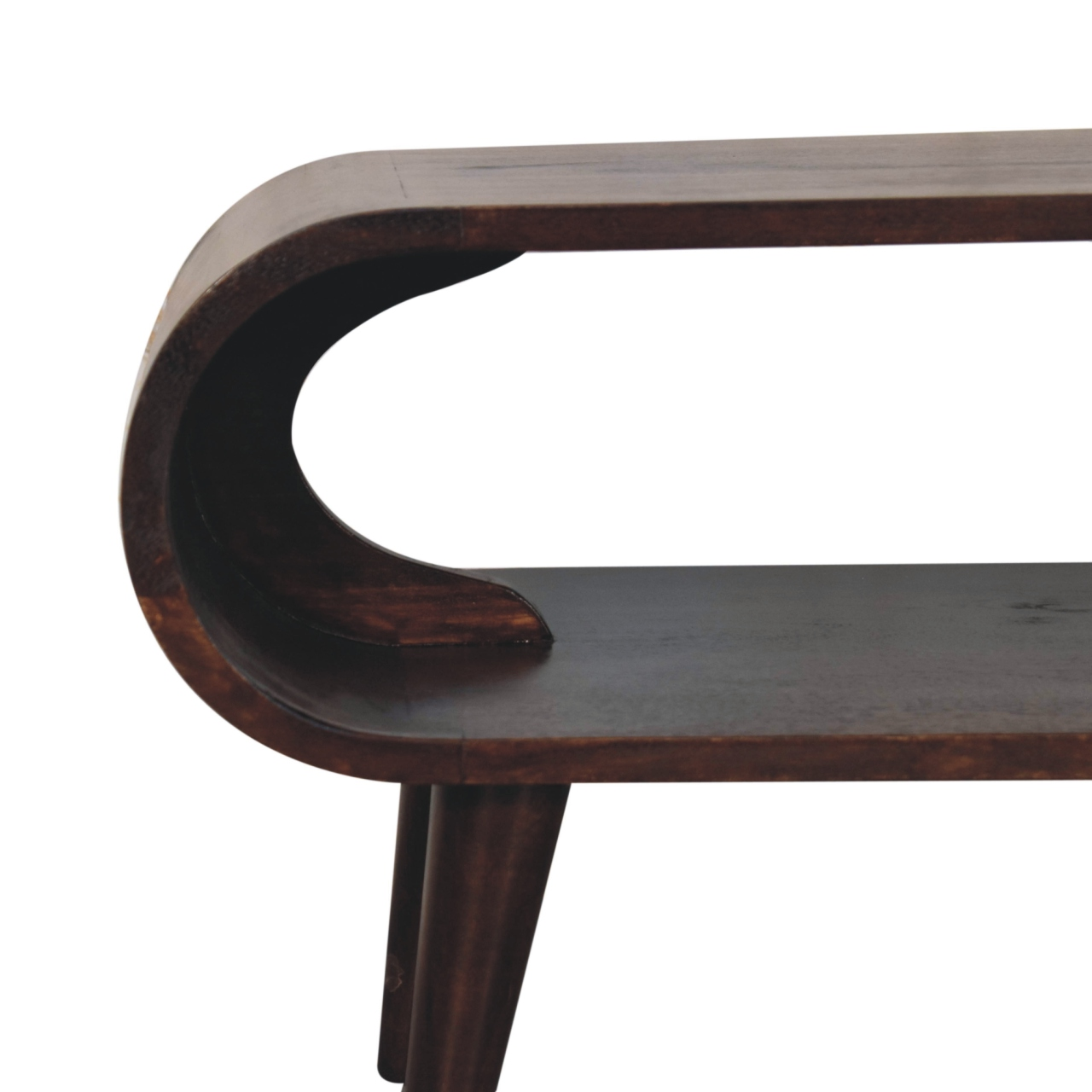 Artisan Furniture Solid Wood Amaya Light Walnut Coffee Table, Brown