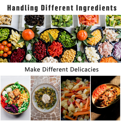 16 in 1 Vegetable Chopper Fruit Salad Mandolin Slicer Food Dicer Cutter Peeler