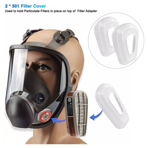 Reusable Full Face  Mask  Respirator for Woodworking Painting Welding Mask